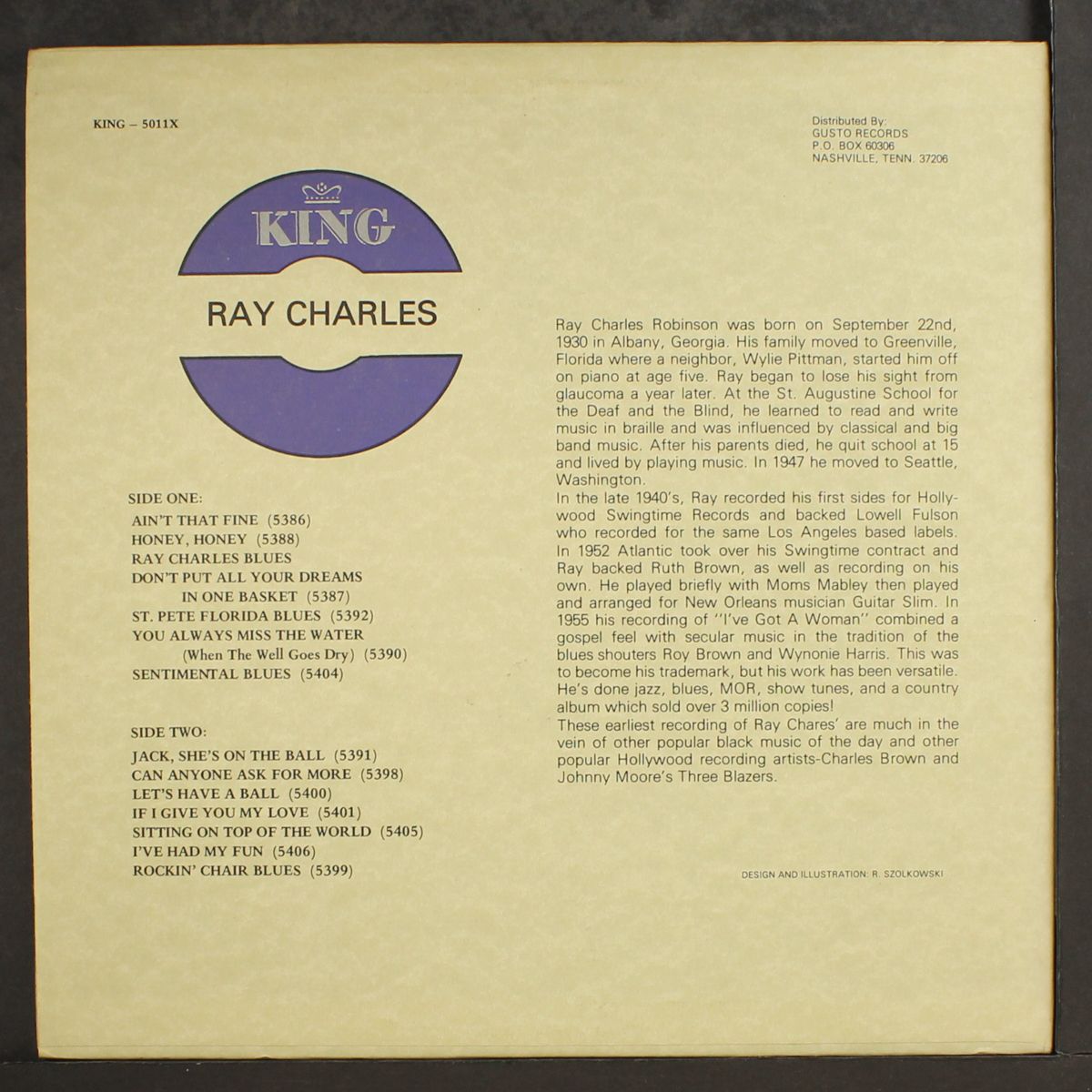 the early years by RAY CHARLES