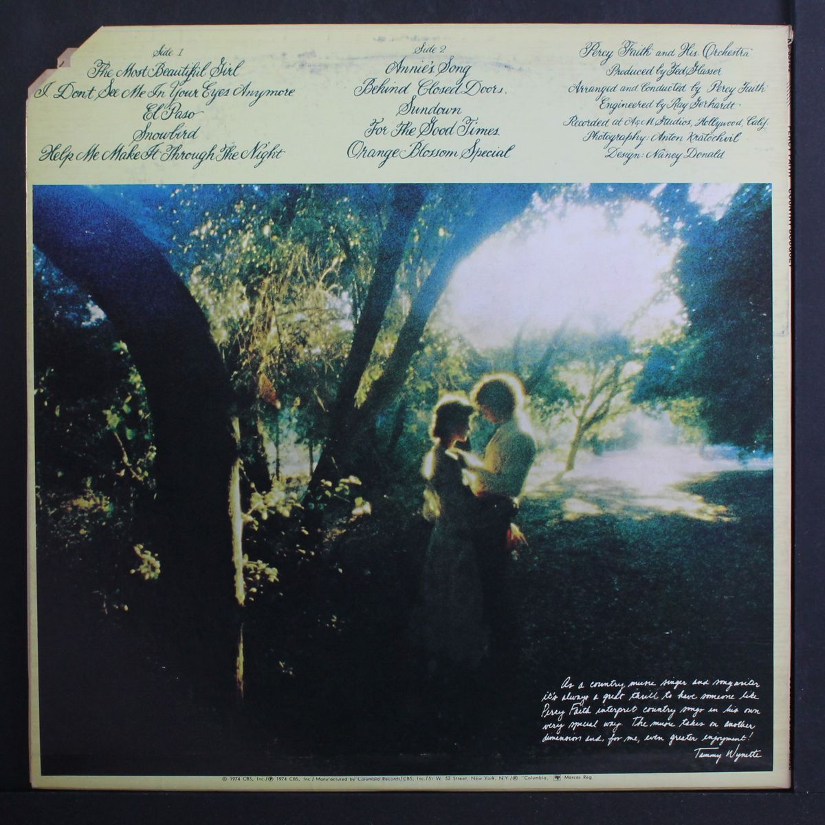 country bouquet by PERCY FAITH