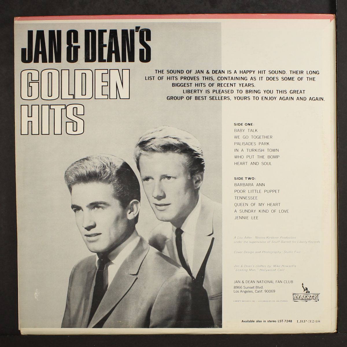 golden hits by JAN & DEAN