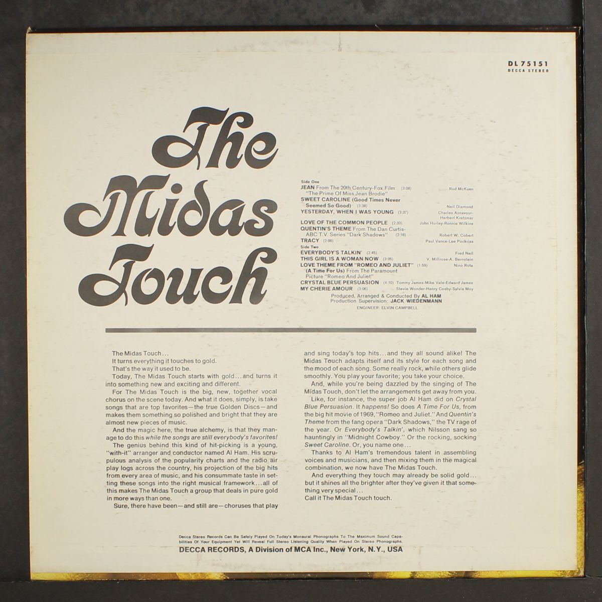 the midas touch by MIDAS TOUCH