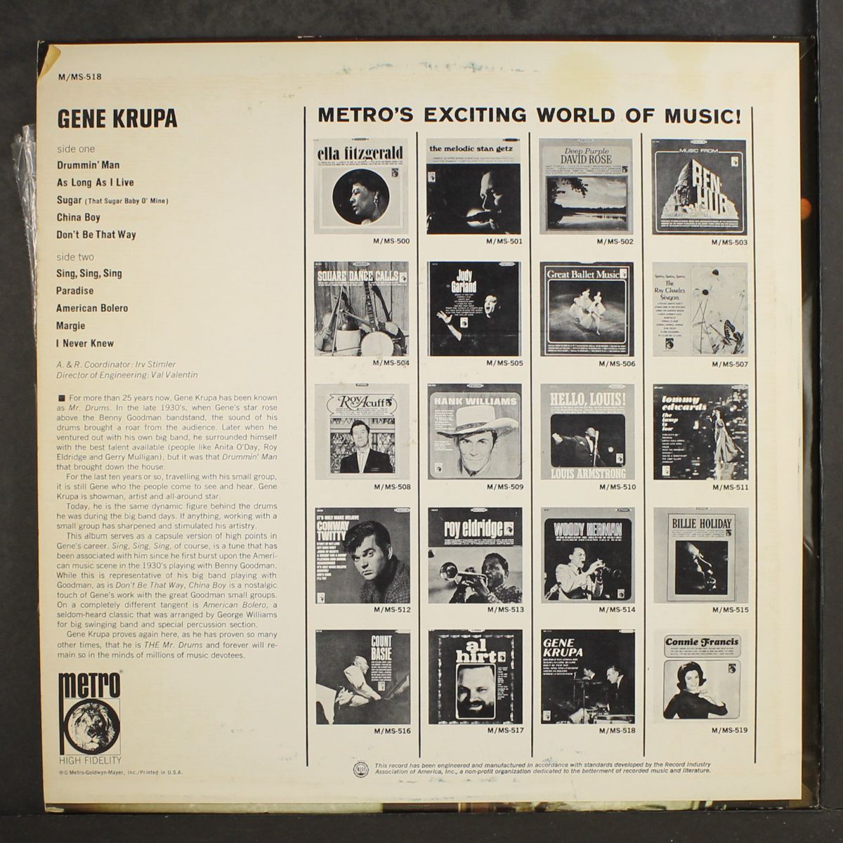 gene krupa by GENE KRUPA