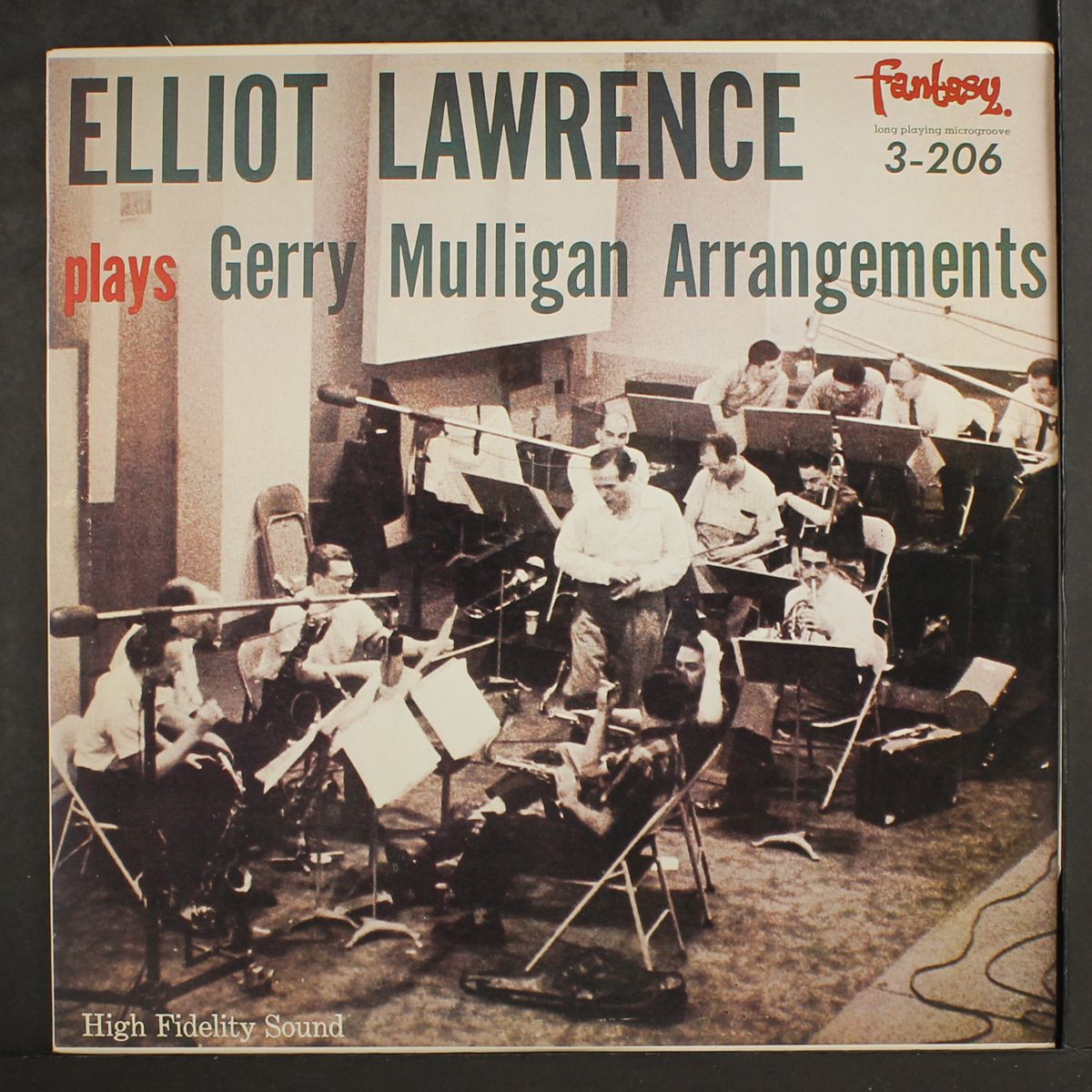 plays gerry mulligan arrangements by ELLIOT LAWRENCE