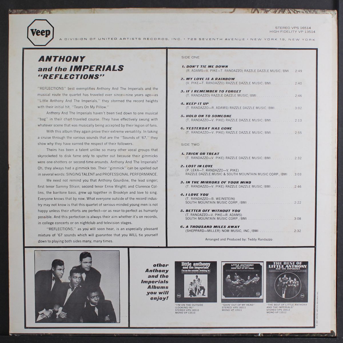 reflections by ANTHONY & IMPERIALS