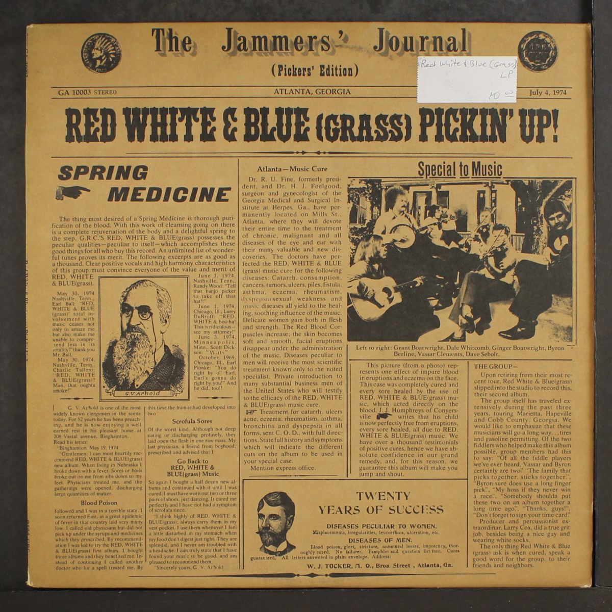 pickin' up by RED, WHITE & BLUE (GRASS)