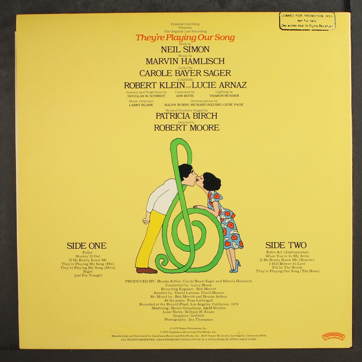 they're playing our song by ORIGINAL CAST