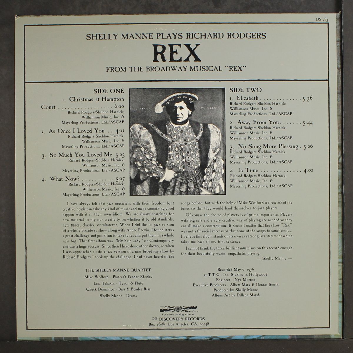rex by SHELLY MANNE