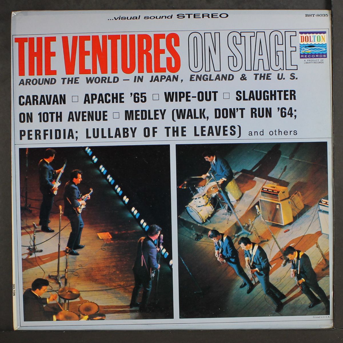 on stage by VENTURES