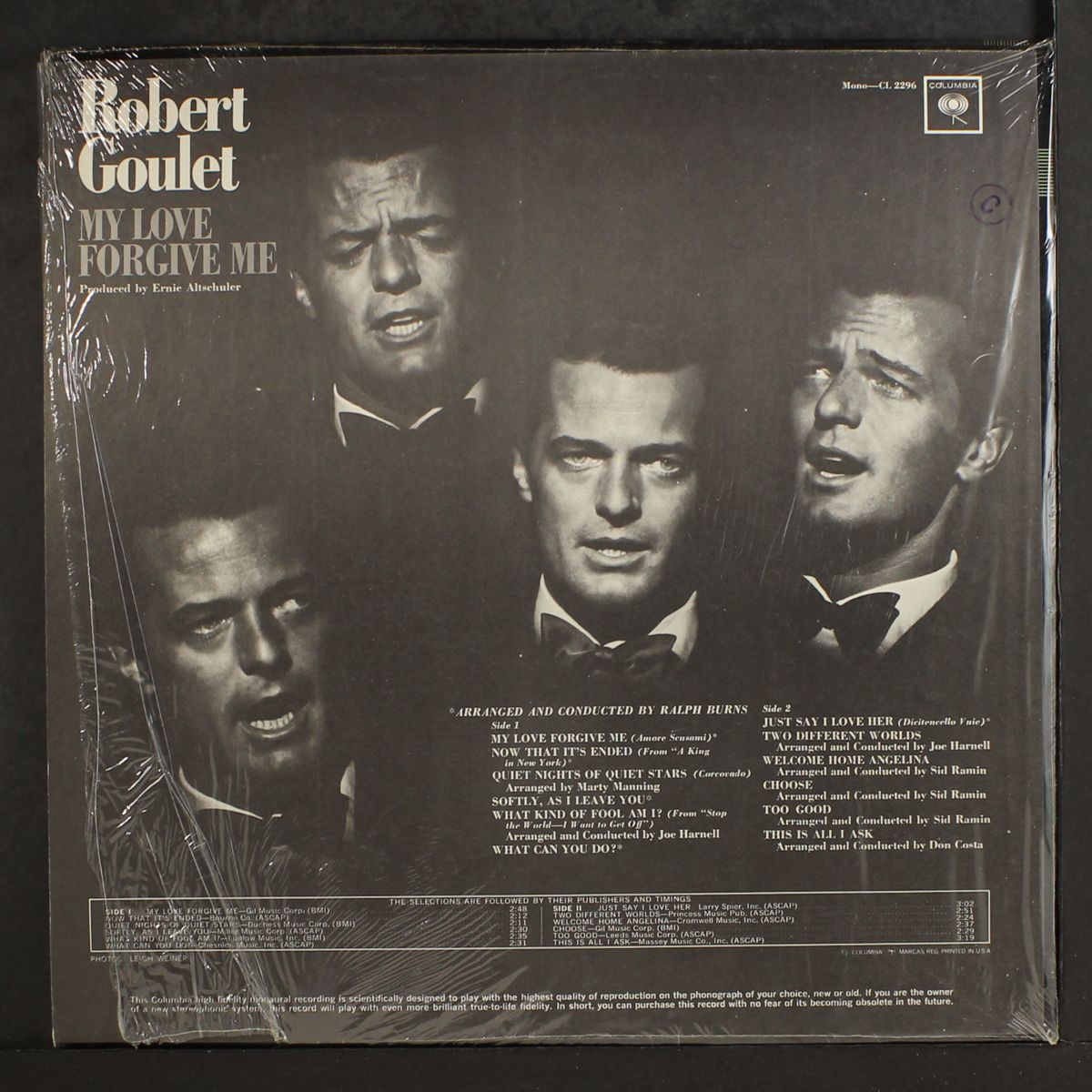 my love forgive me by ROBERT GOULET