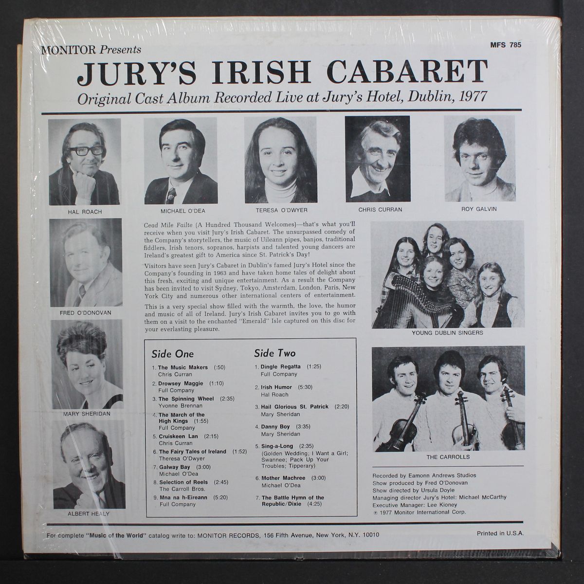 jury's irish cabaret of dublin by ORIGINAL CAST