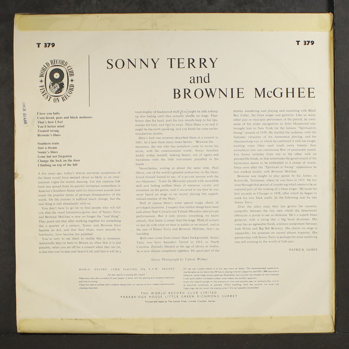 sonny terry & brownie mcghee by SONNY TERRY & BROWNIE MCGHEE
