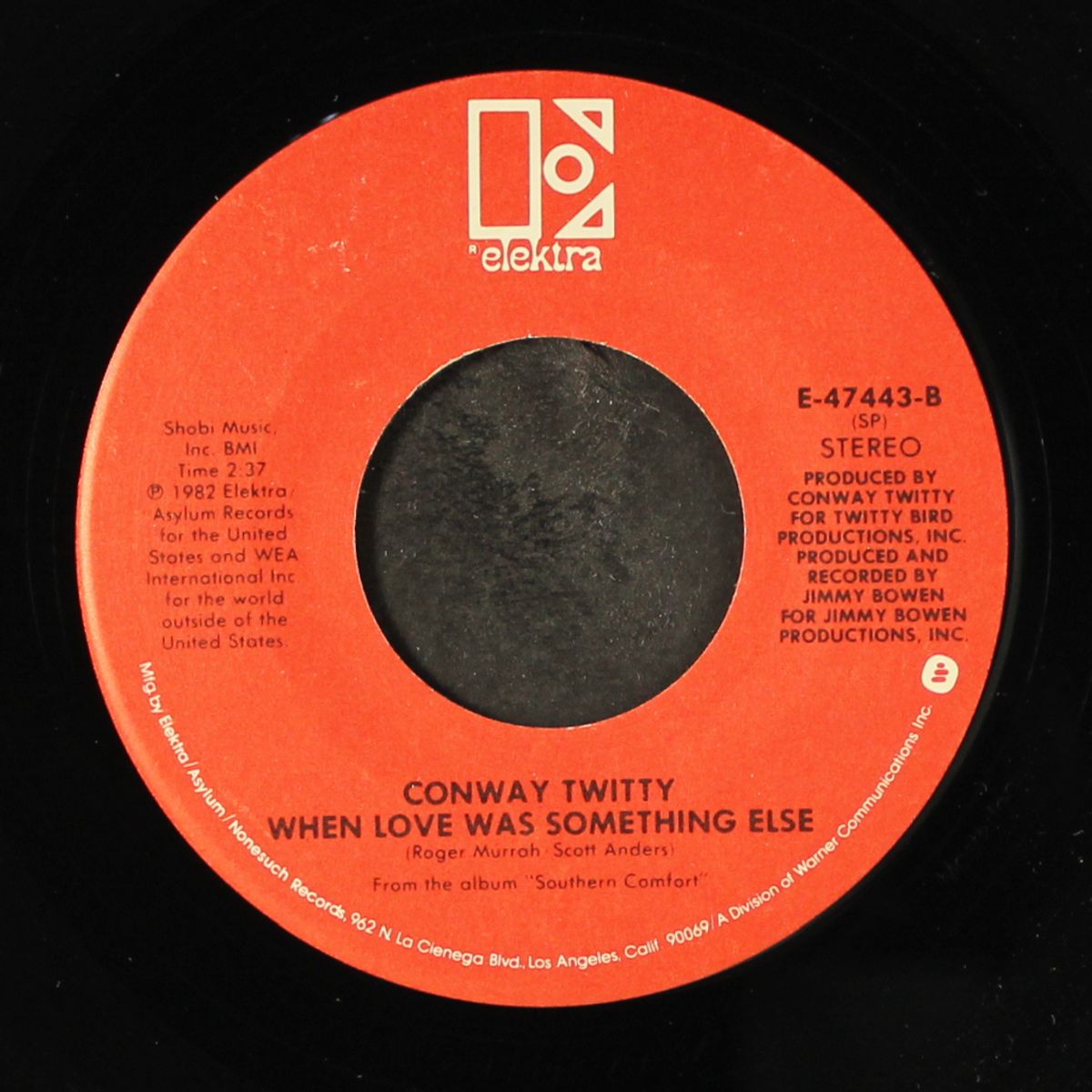 slow hand / when love was something else by CONWAY TWITTY