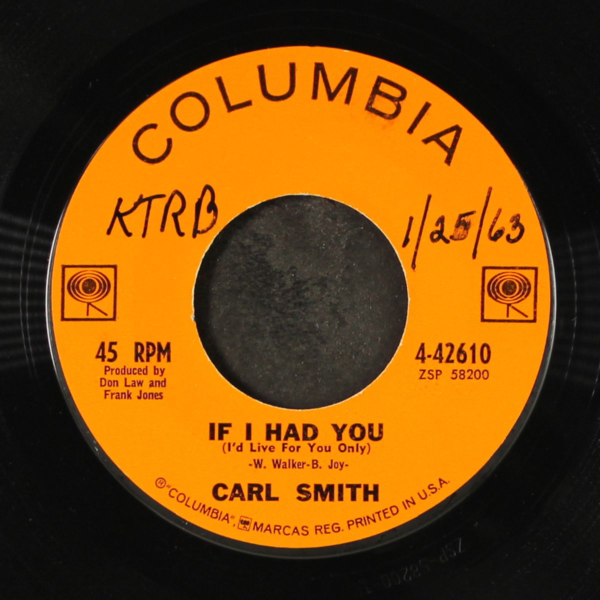 pain a pill can't locate / if i had you by CARL SMITH