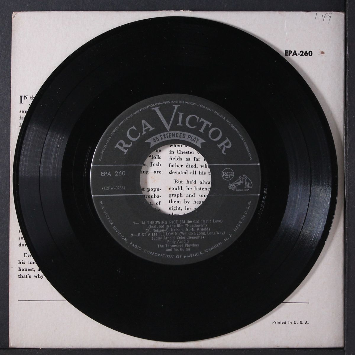 sings by EDDY ARNOLD