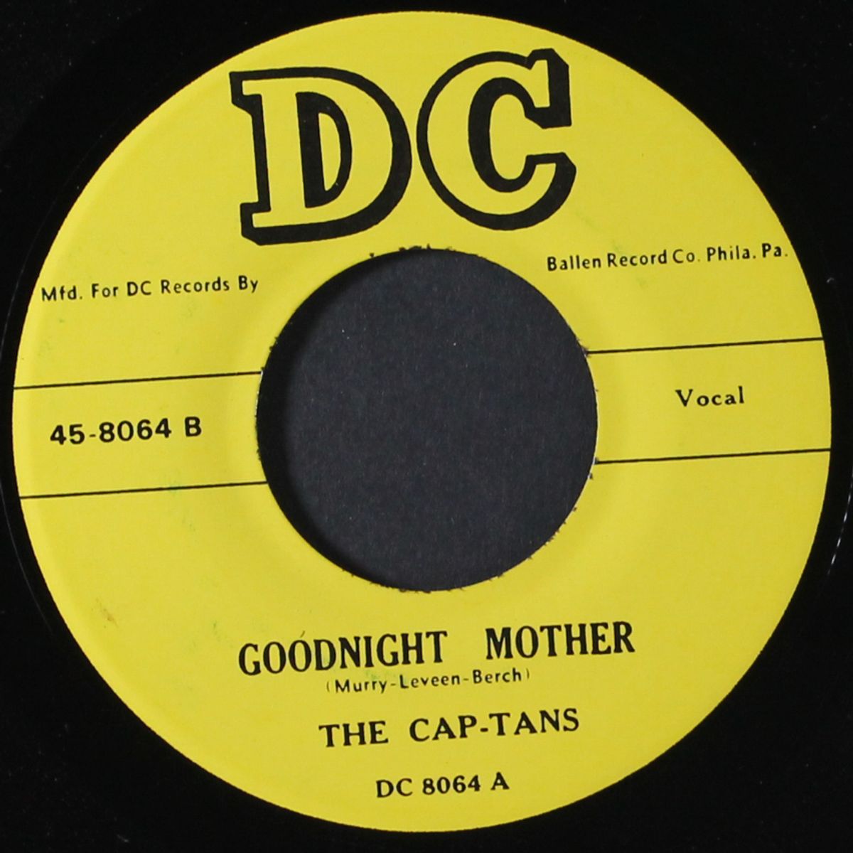 goodnight mother / let's put our cards on the table by CAP-TANS