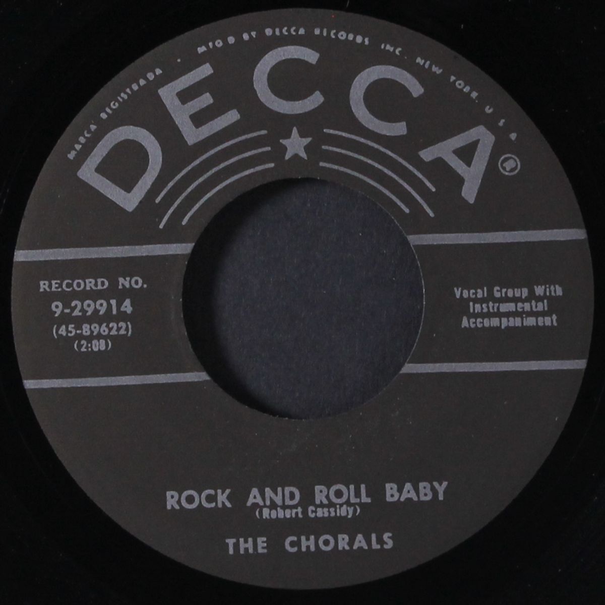 in my dream / rock and roll baby by CHORALS