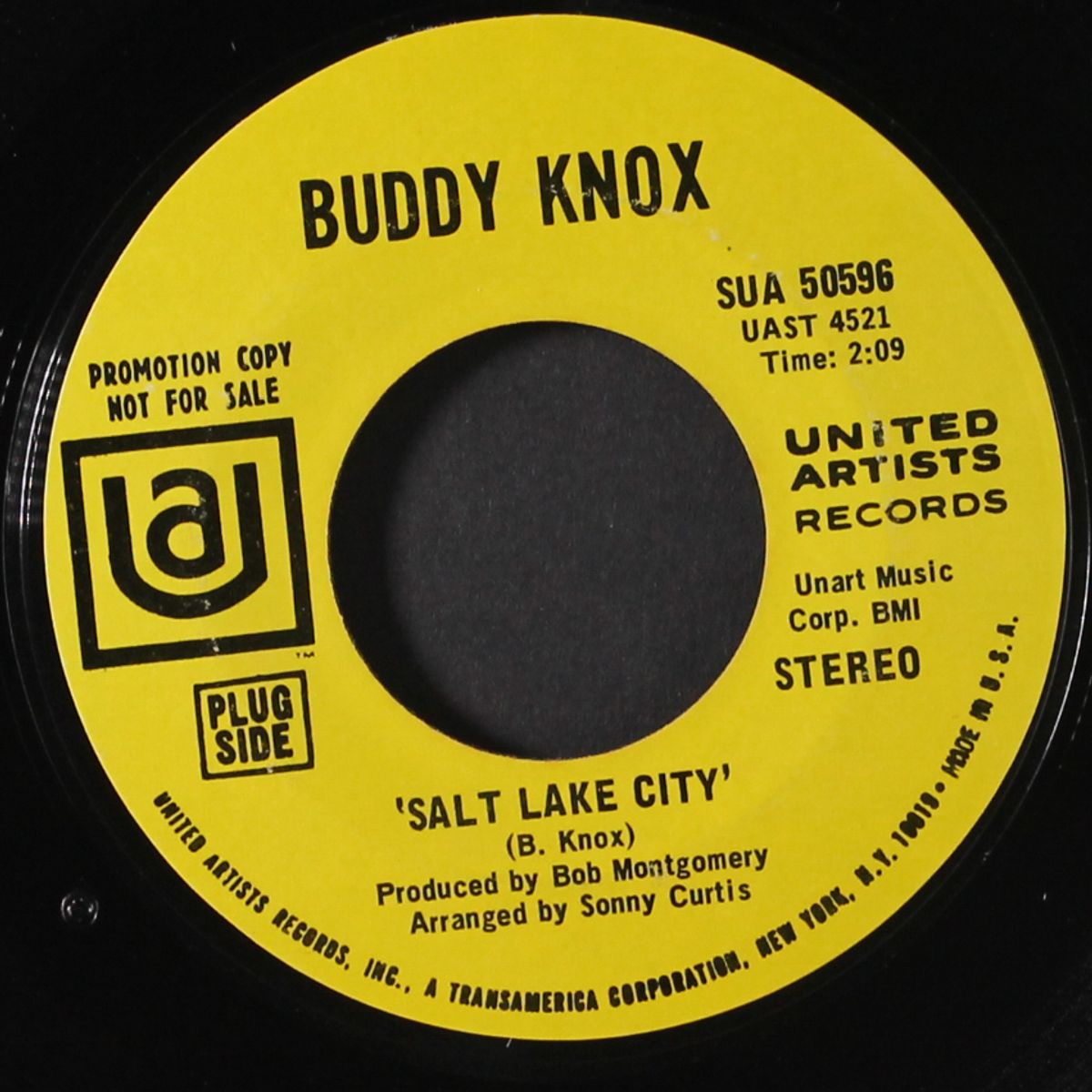 salt lake city / i'm only rockin' by BUDDY KNOX