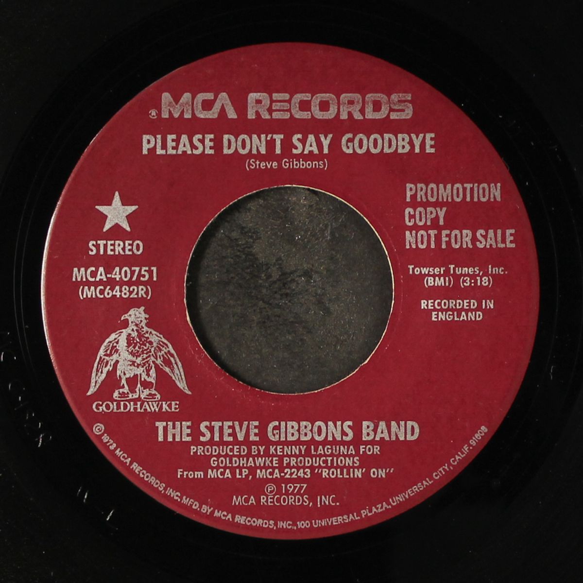 please don't say goodbye / same by STEVE GIBBONS BAND