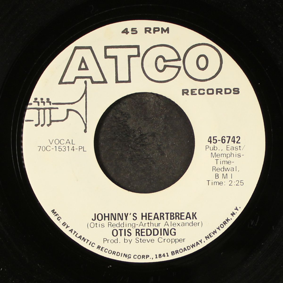 demonstration / johnny's heartbreak by OTIS REDDING