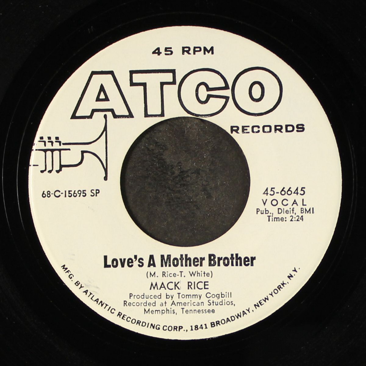 coal man / love's a mother brother by MACK RICE