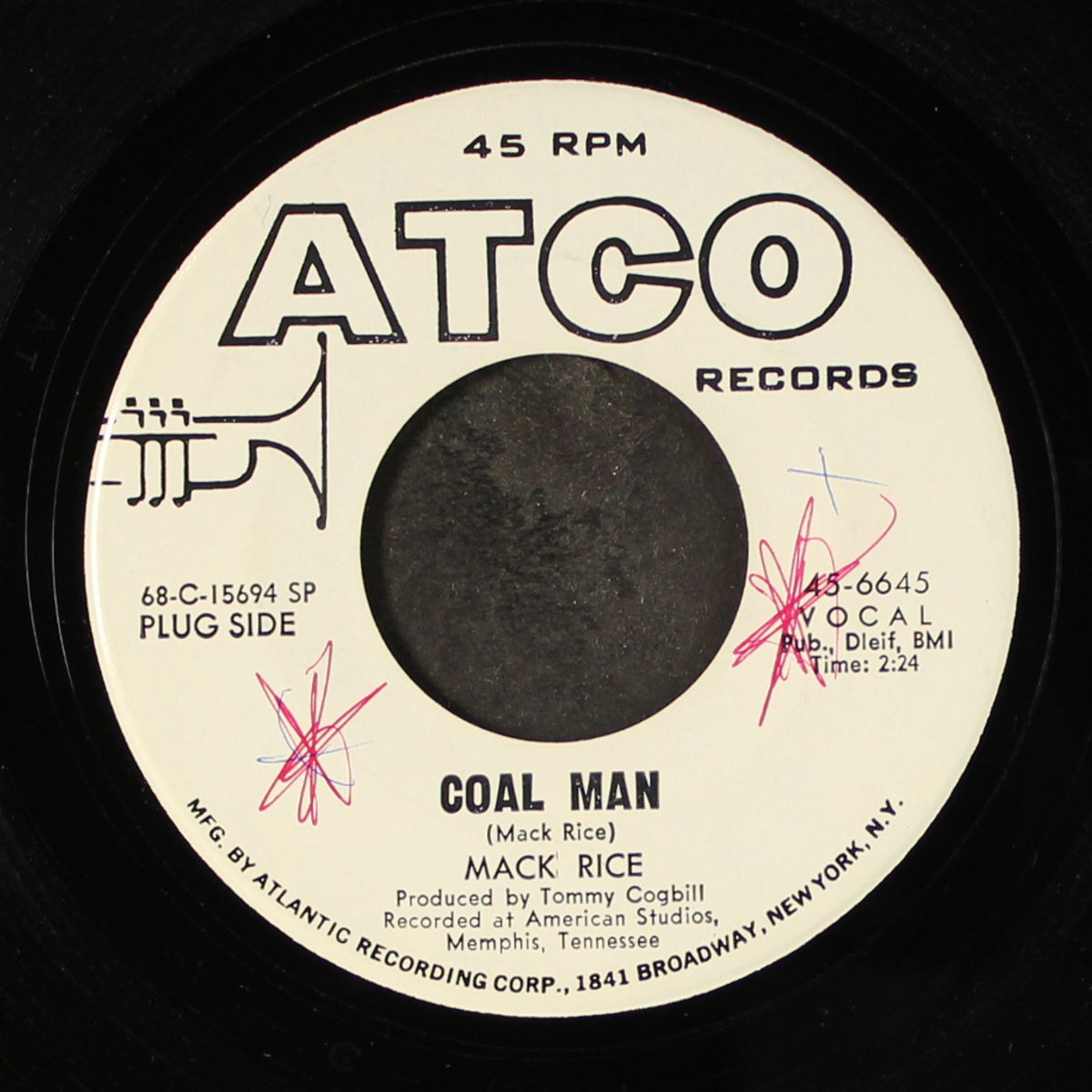 coal man / love's a mother brother by MACK RICE