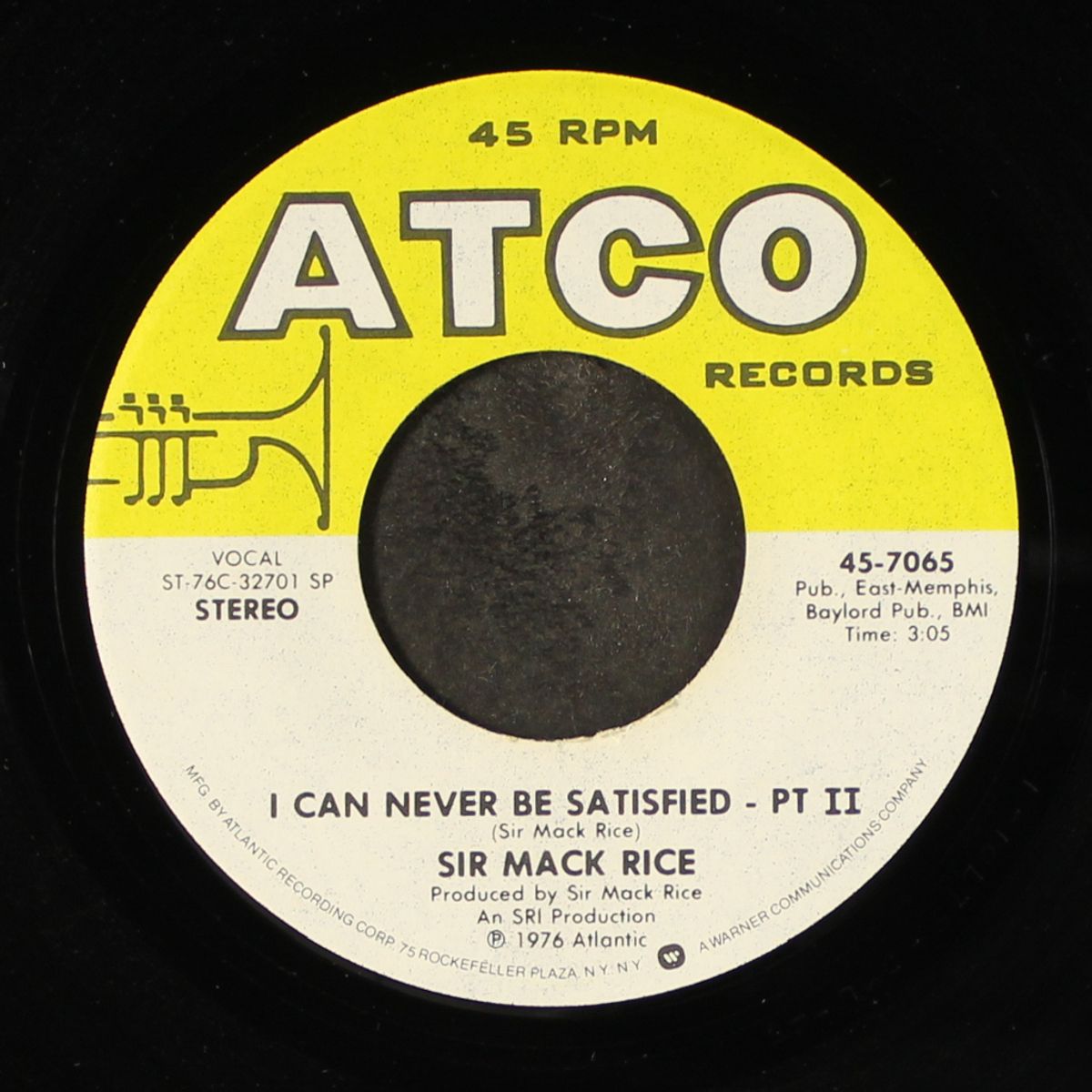i can never be satisfied / part 2 by SIR MACK RICE