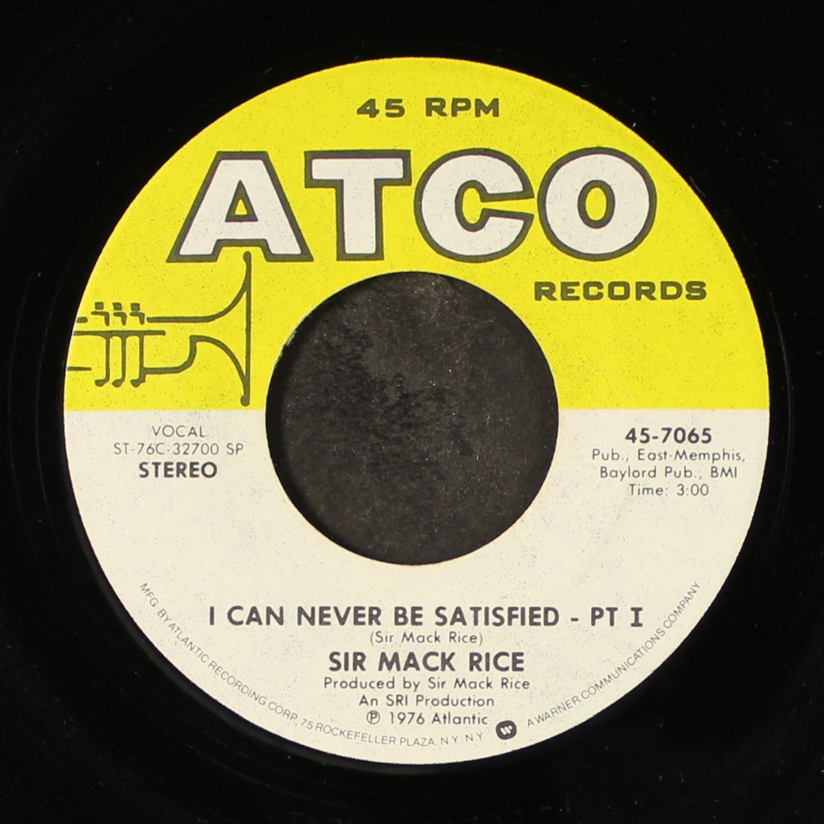 i can never be satisfied / part 2 by SIR MACK RICE