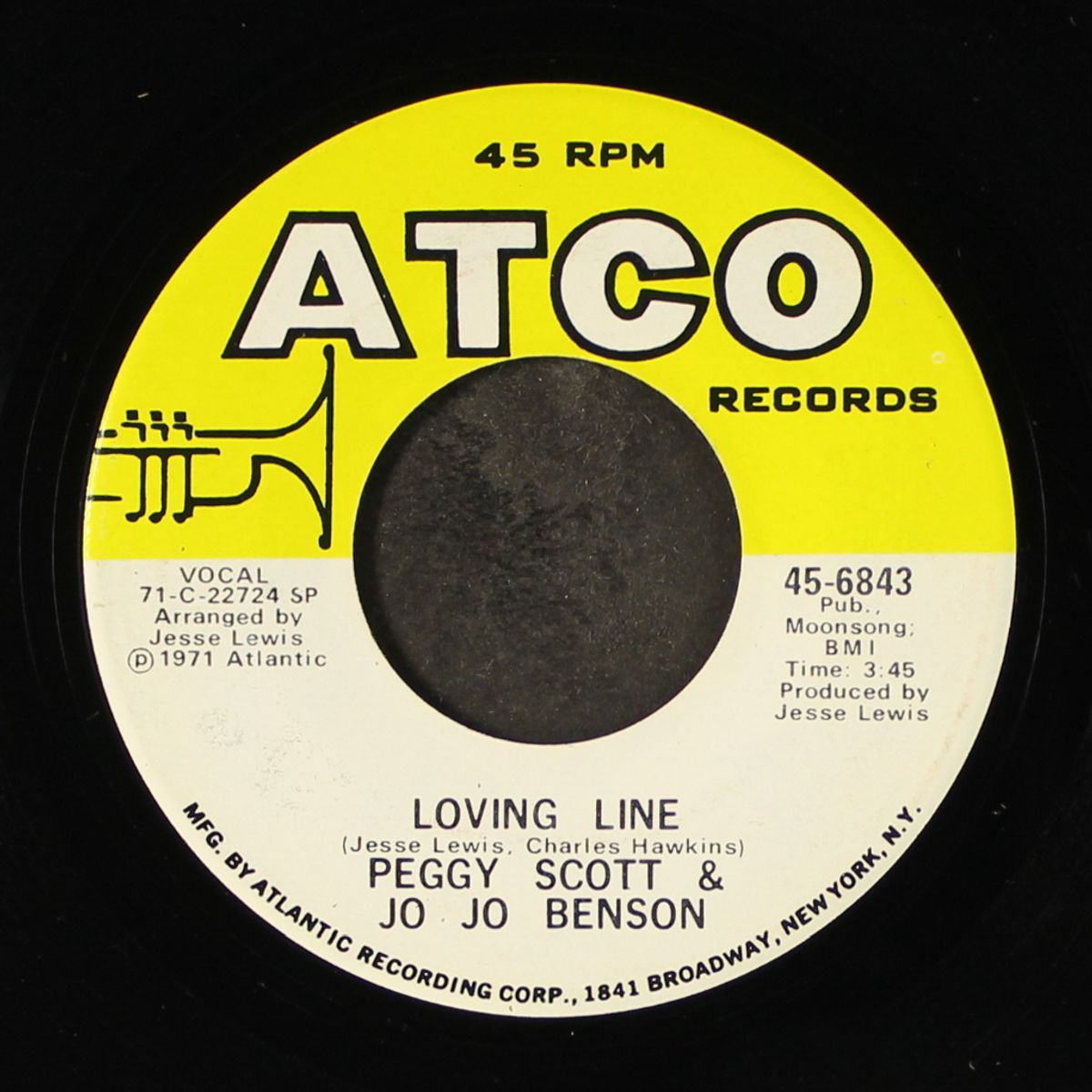 i can't say no / loving time by PEGGY SCOTT & JO JO BENSON