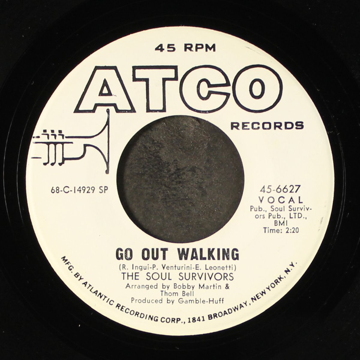go out walking / turn out the fire by SOUL SURVIVORS