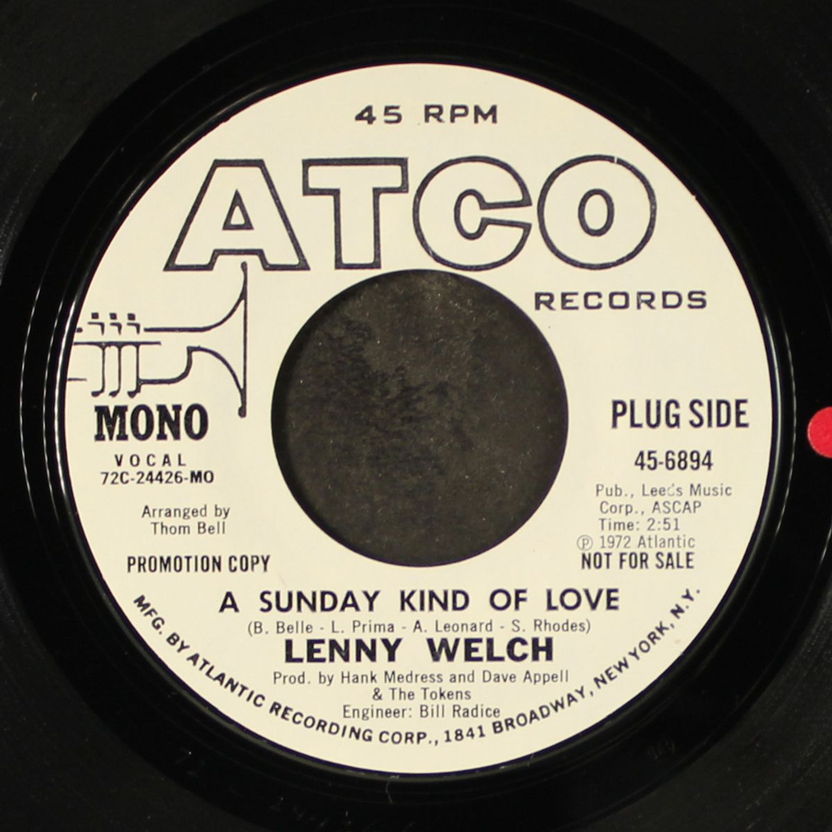 a sunday kind of love by LENNY WELCH