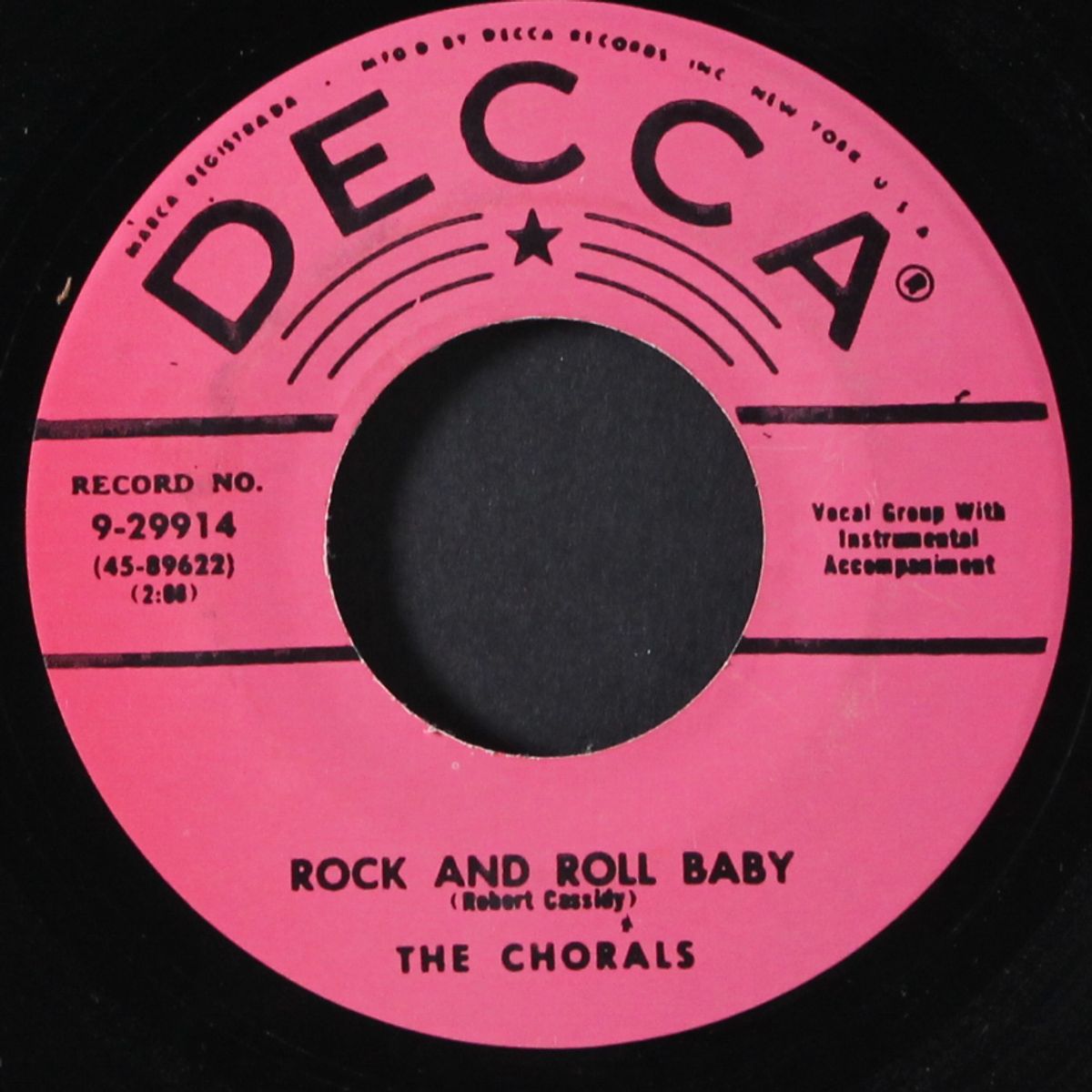 in my dream / rock and roll baby by CHORALS