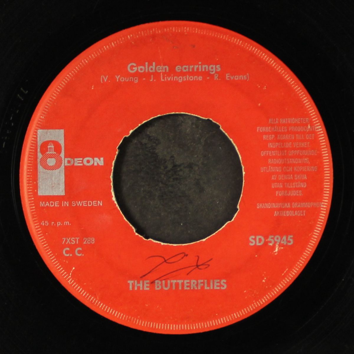 who killed the hottentott? / golden earrings by BUTTERFLIES