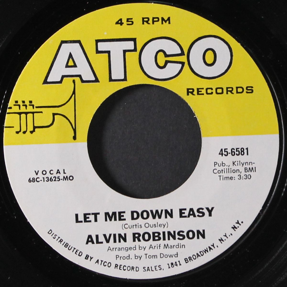 baby don't you do it / let me down easy by ALVIN ROBINSON