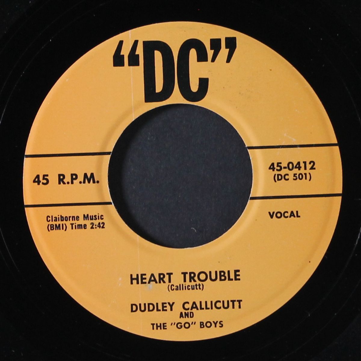 get ready baby / heart trouble by DUDLEY CALLICUTT