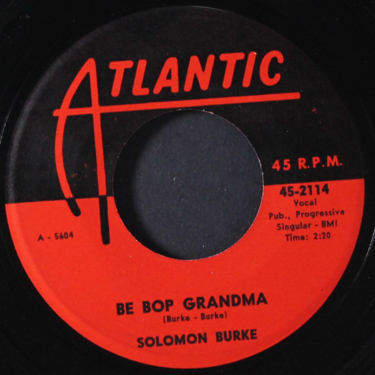 be bop grandma / just out of reach by SOLOMON BURKE