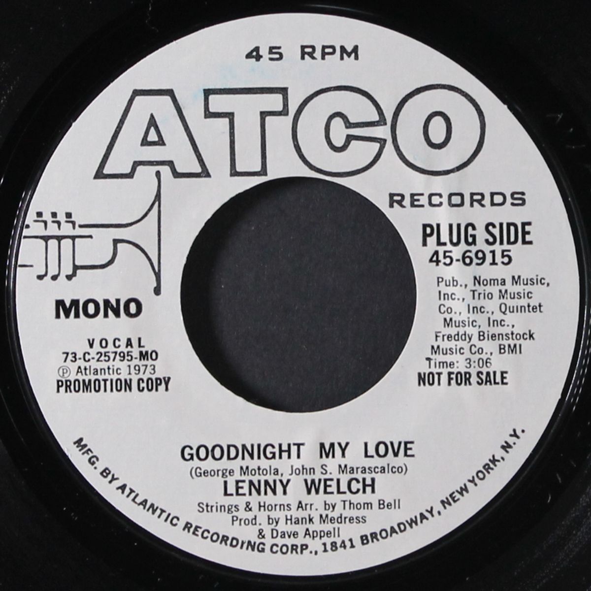 goodnight my love / mono by LENNY WELCH
