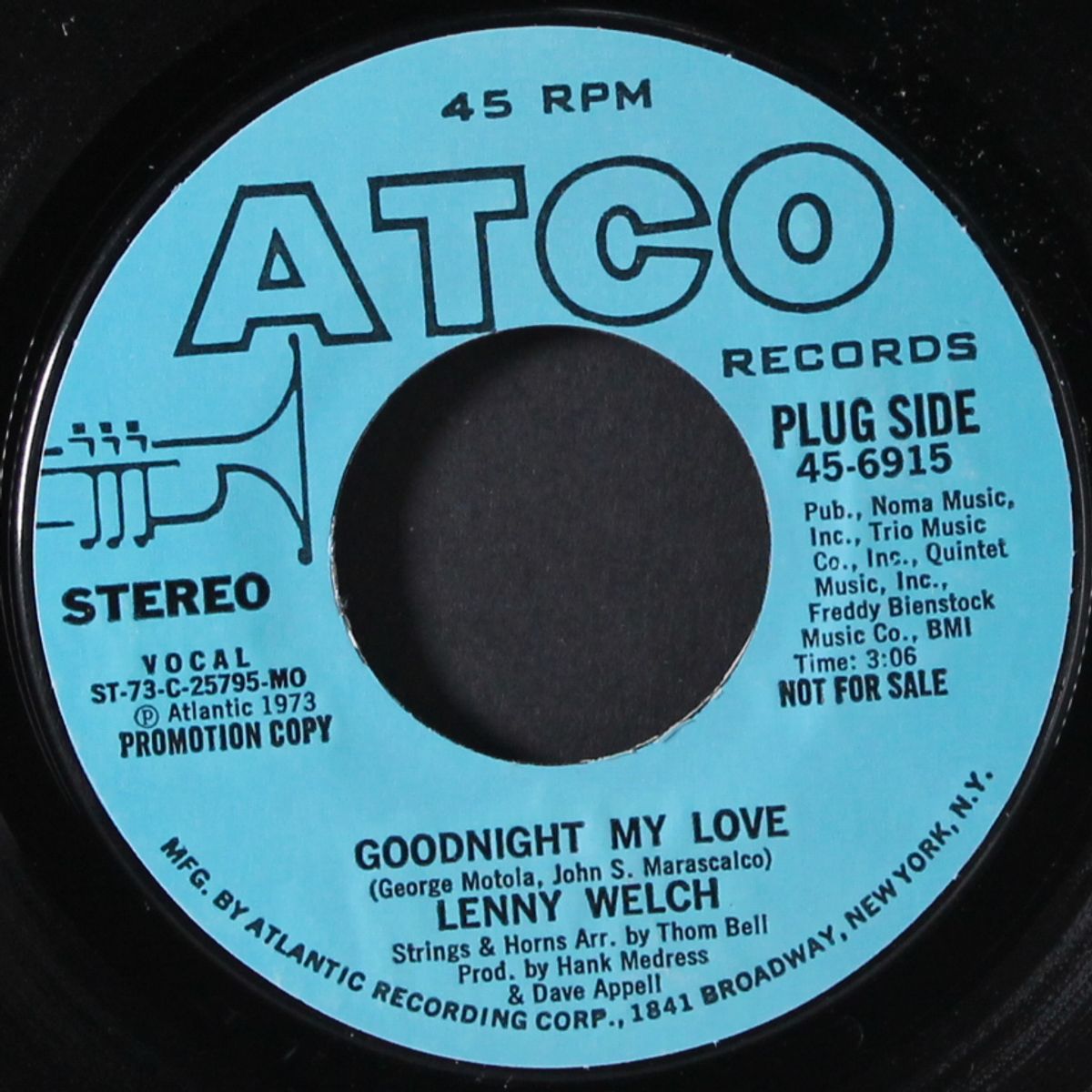 goodnight my love / mono by LENNY WELCH