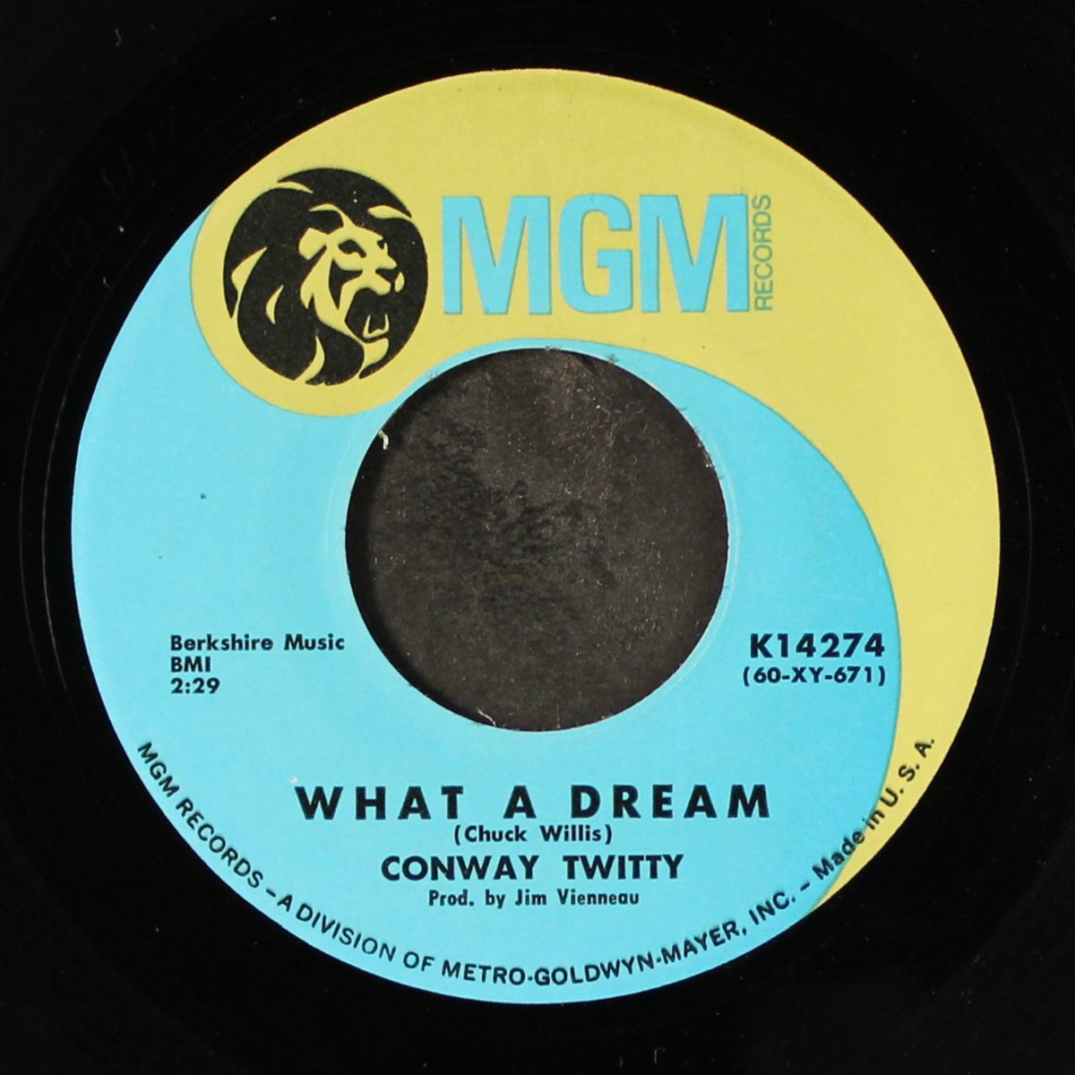 long black train / what a dream by CONWAY TWITTY