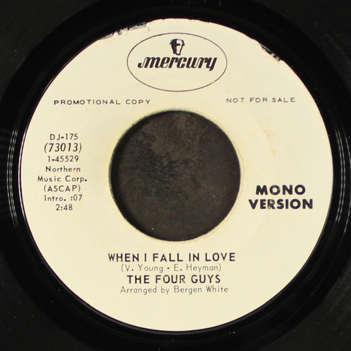 when i fall in love / same by FOUR GUYS