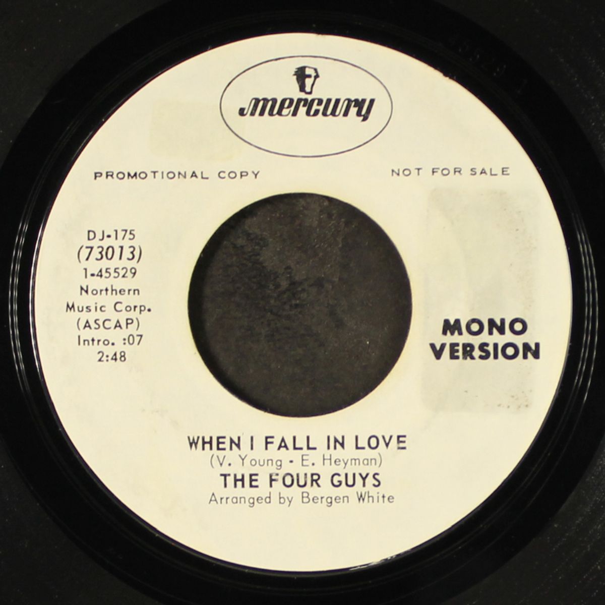 when i fall in love / same by FOUR GUYS