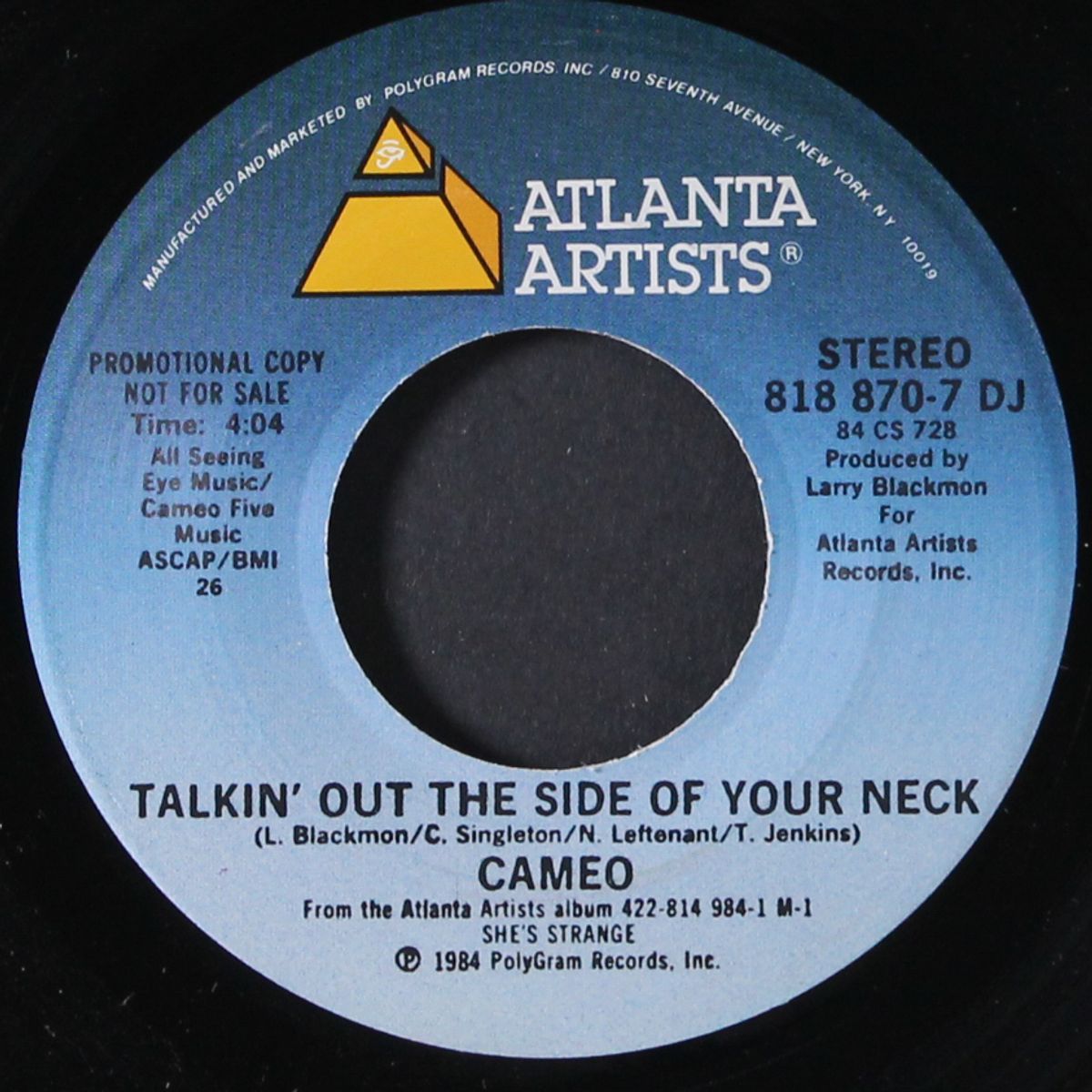 talkin' out the side of your neck / same by CAMEO