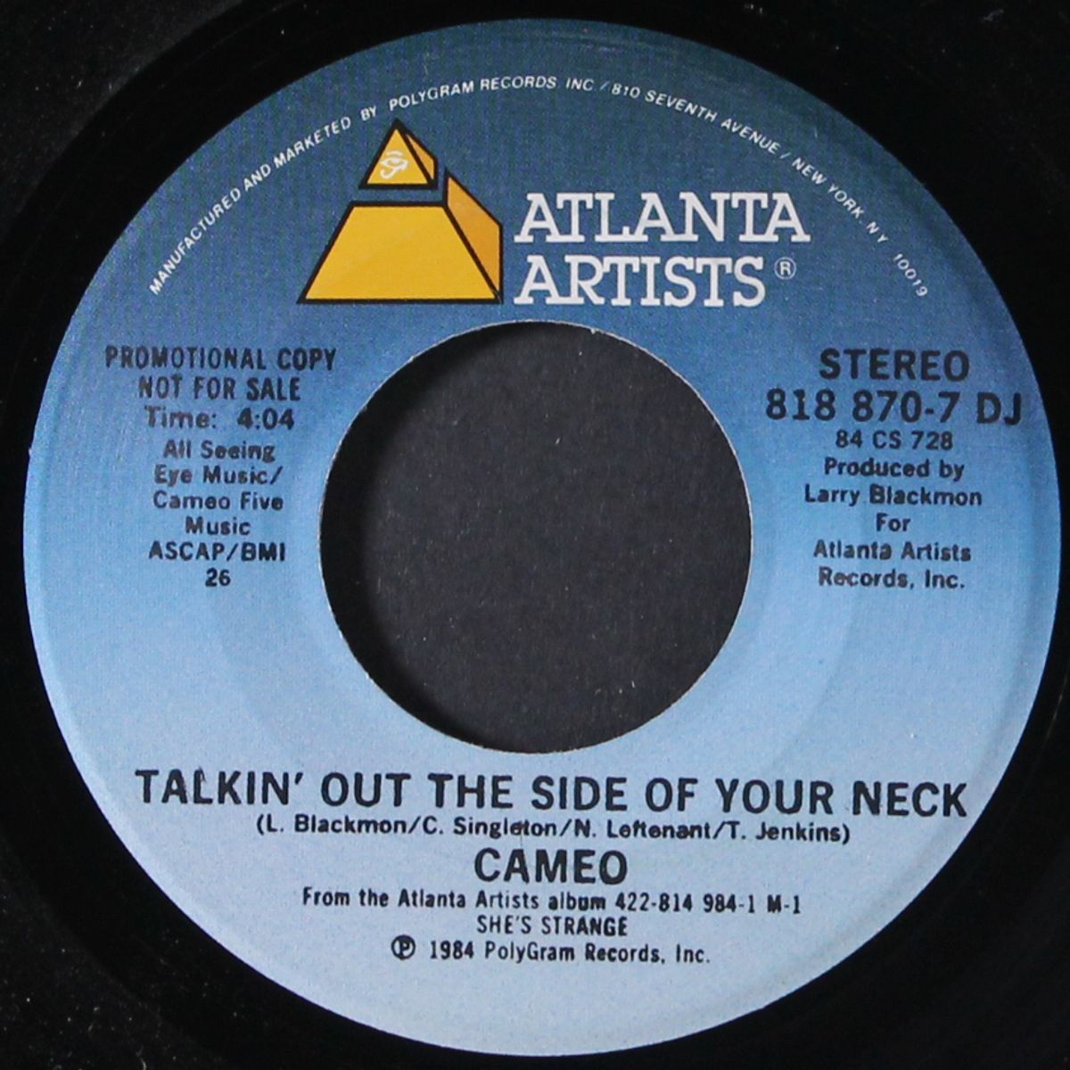 talkin' out the side of your neck / same by CAMEO