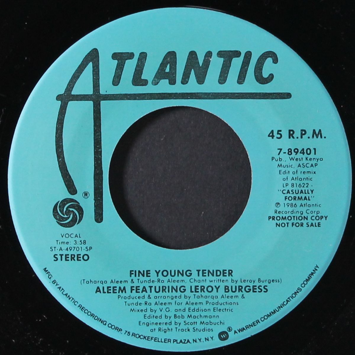 fine young tender / same by ALEEM