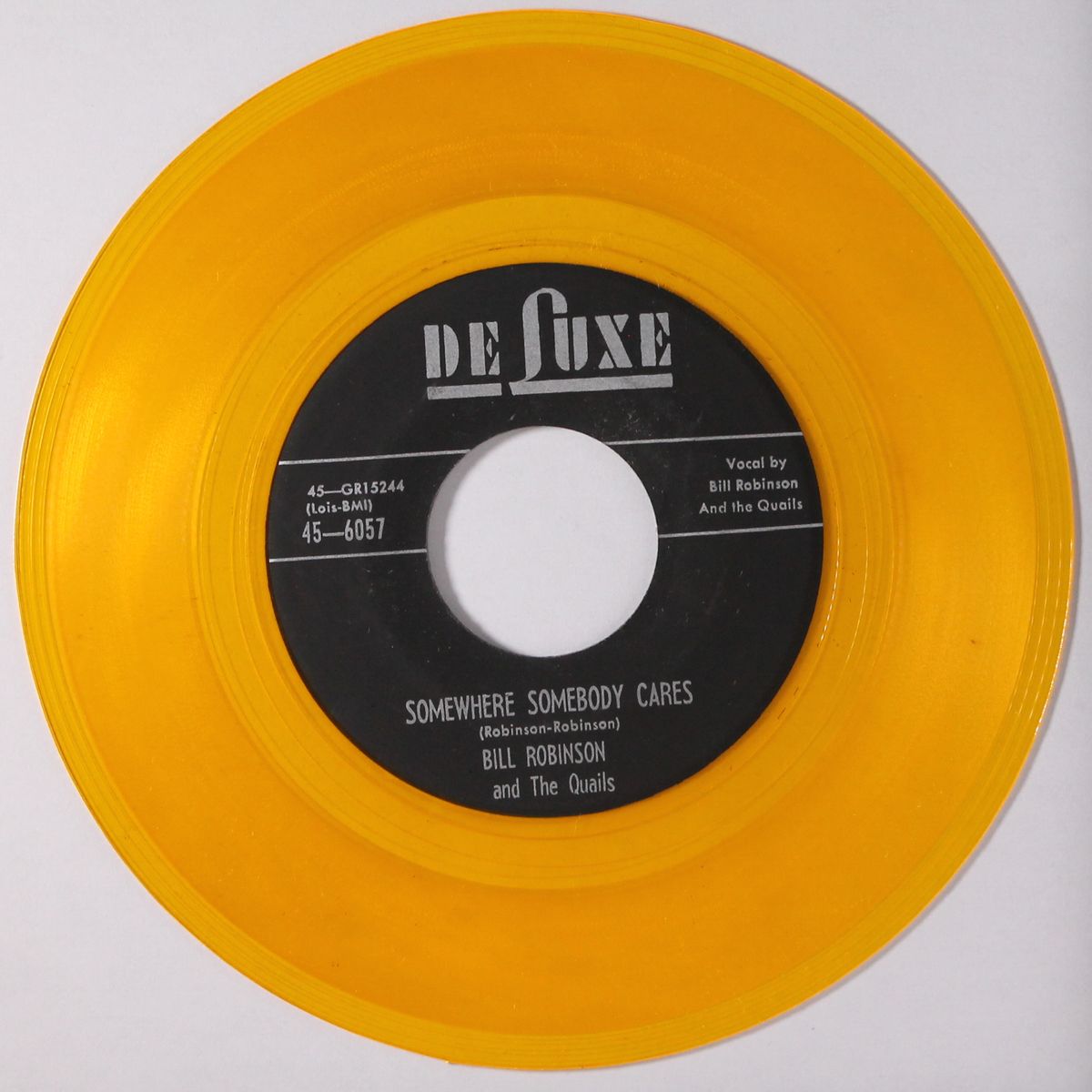 somewhere somebody cares / a little bit of love by BILL ROBINSON & QUAILS