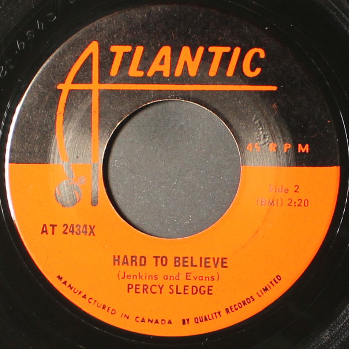 hard to believe / just out of reach by PERCY SLEDGE