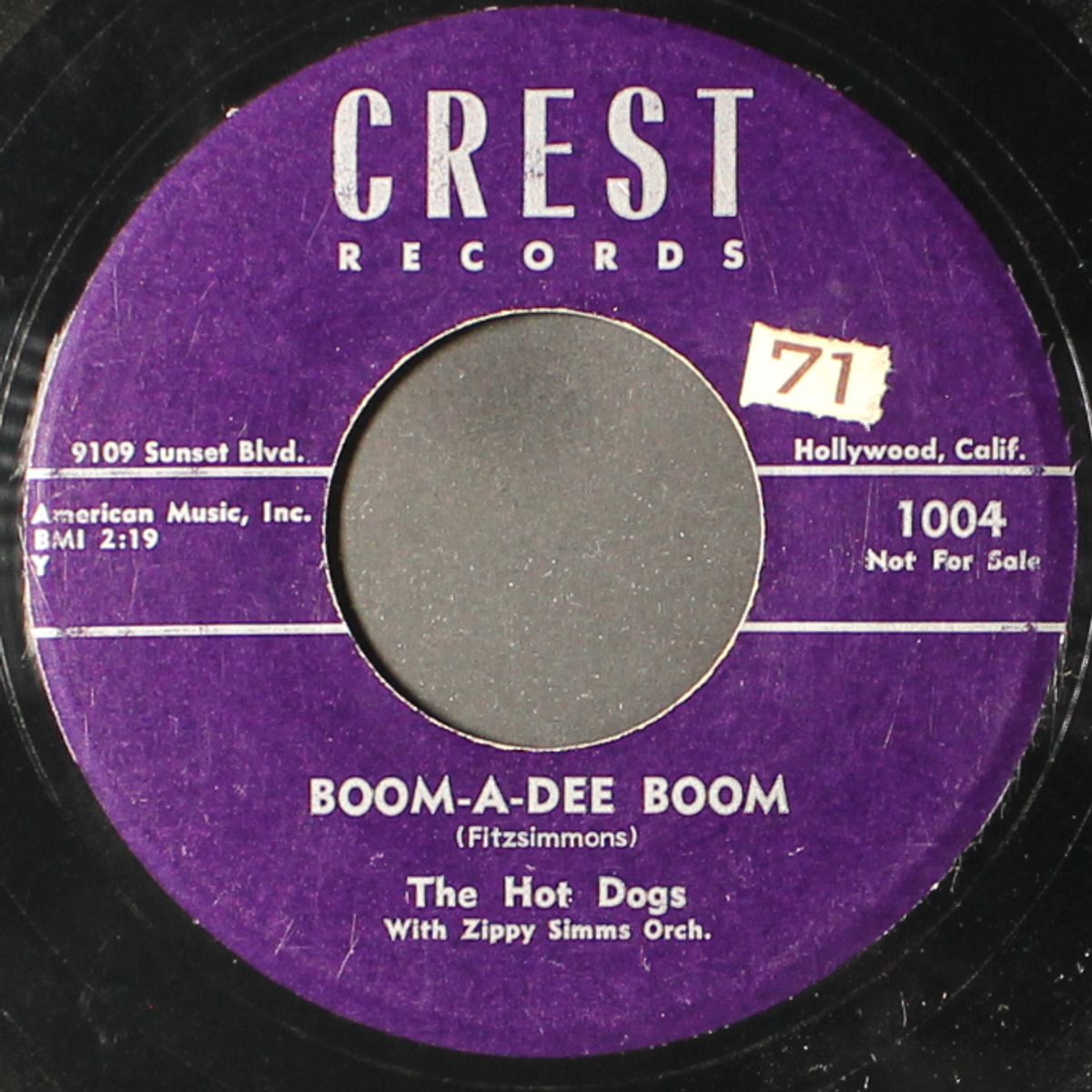 boom-a-dee boom / i.o.u. by HOT DOGS