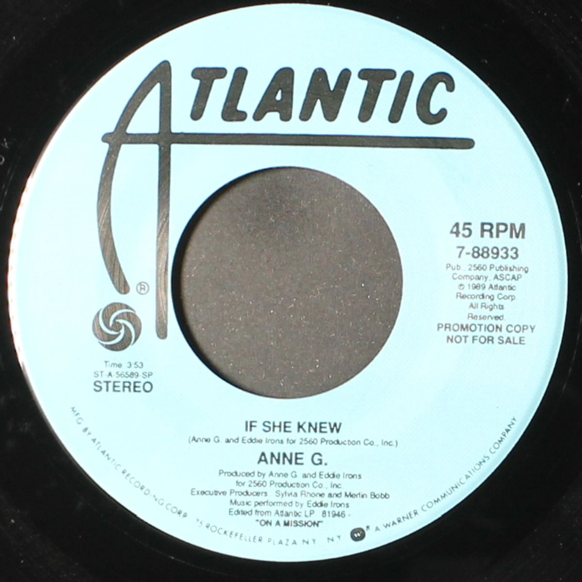 if she knew / same by ANNE G.