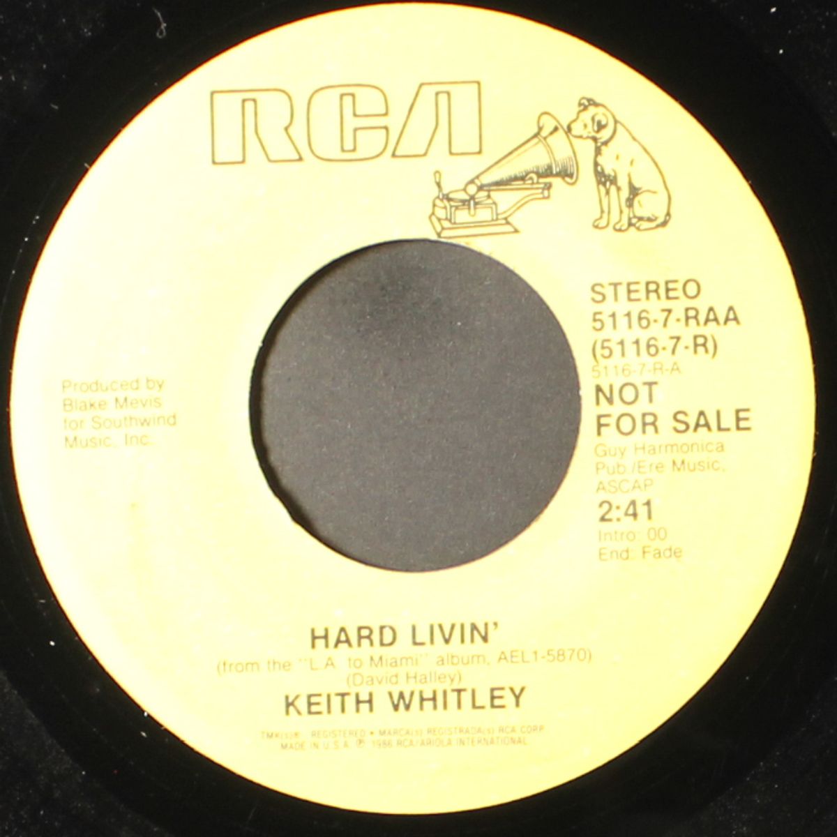 hard livin' / same by KEITH WHITLEY