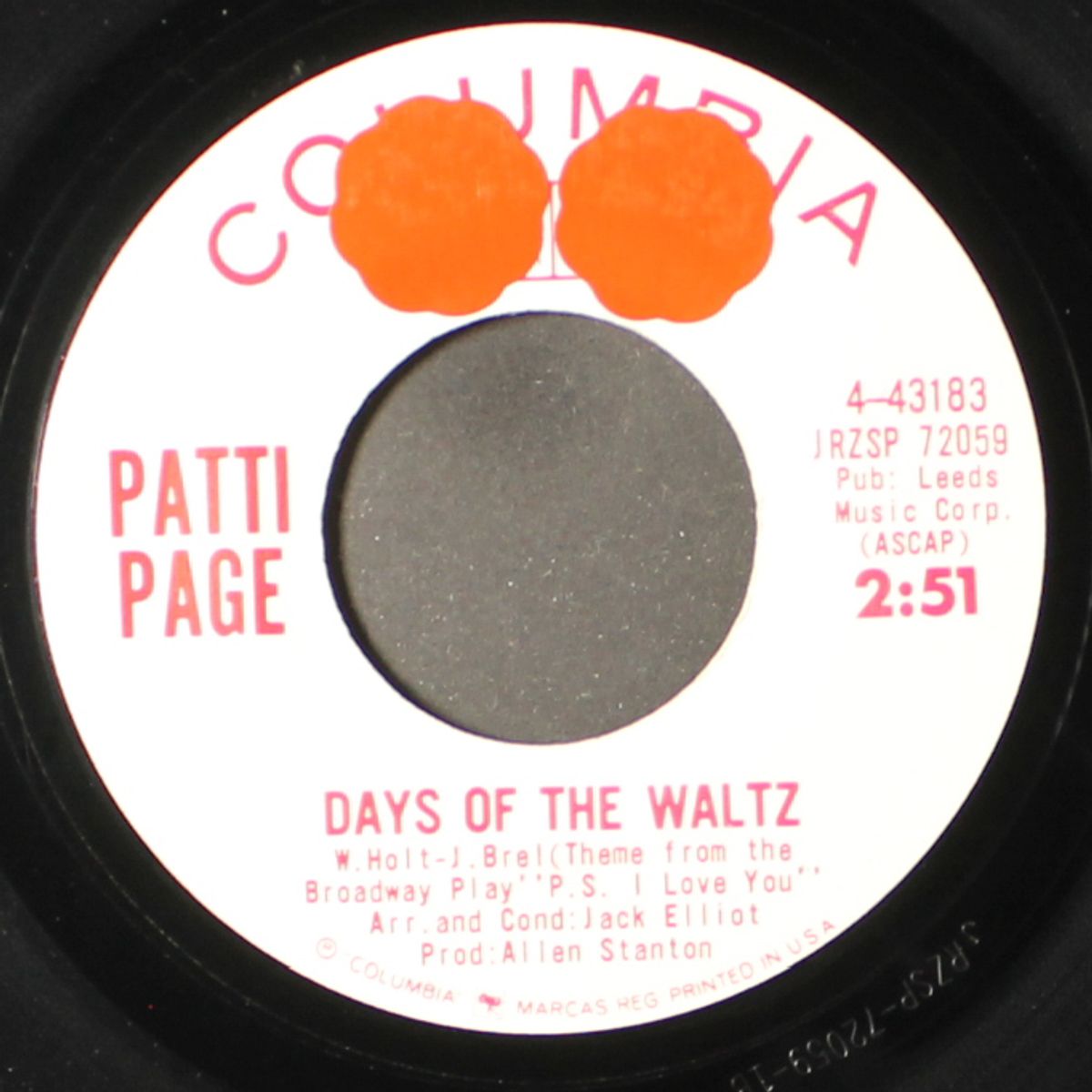 days of the waltz / don't you pass me by by PATTI PAGE