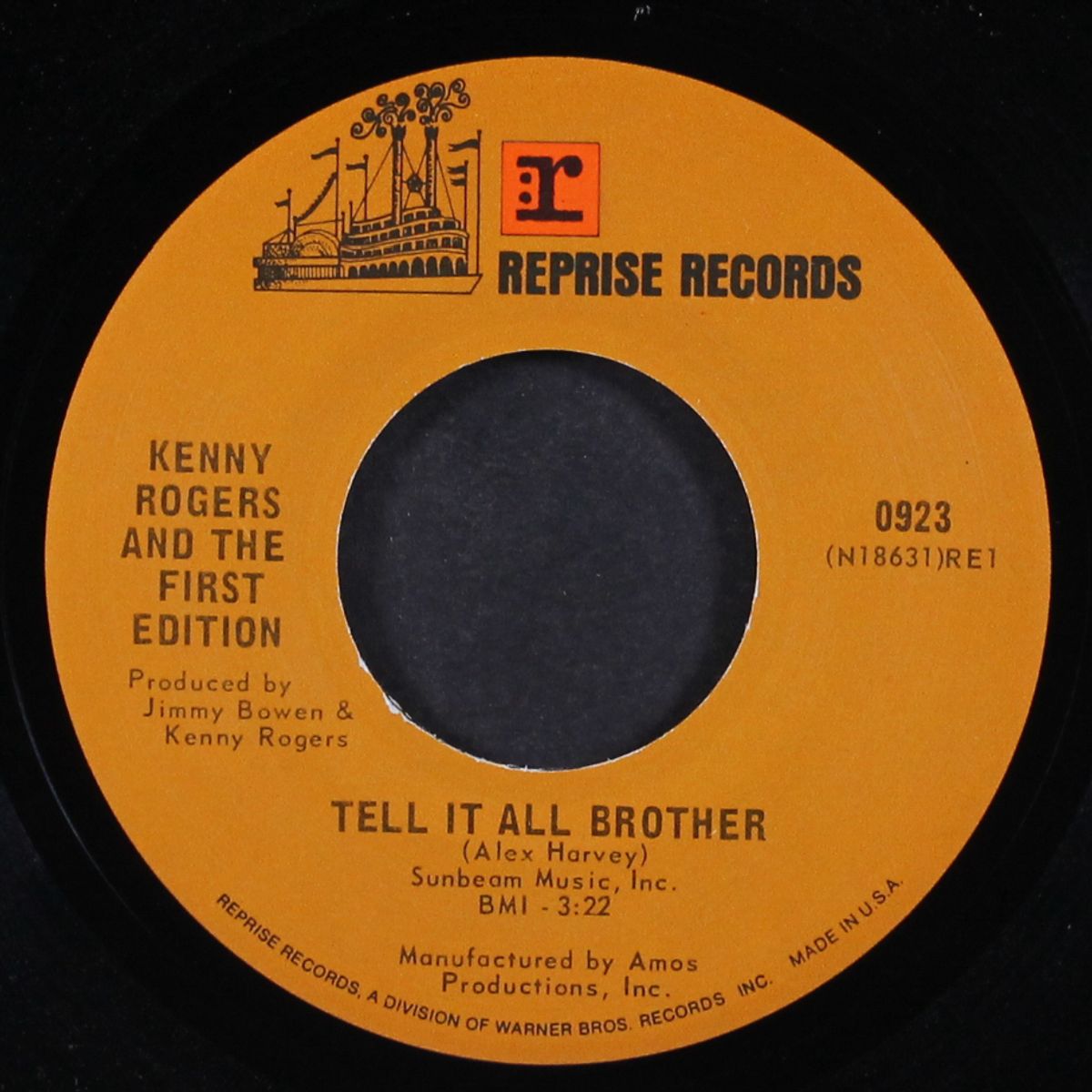 tell it all brother / just remember you're my sunshine by KENNY ROGERS & FIRST EDITION