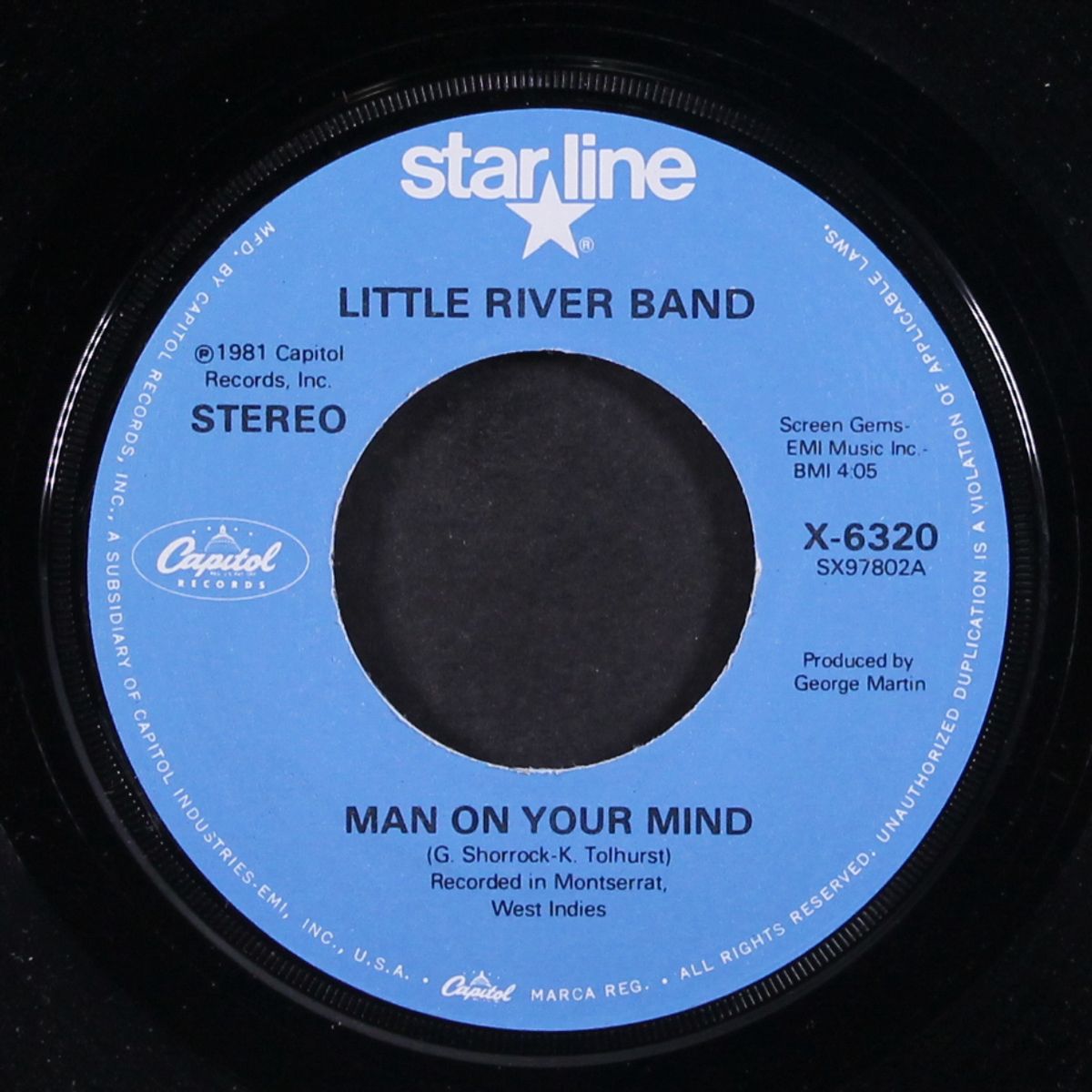 man on your mind / the other guy by LITTLE RIVER BAND